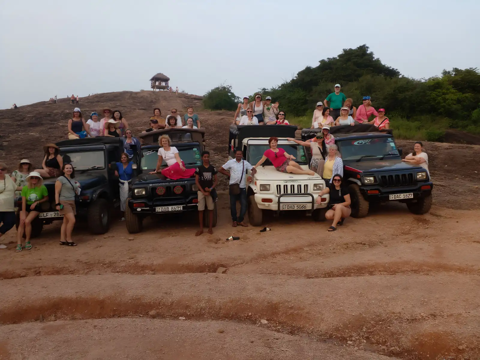 Safari jeep in Habarana Sri Lanka